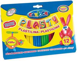 Plastilinas CARIOCA, 12 spalvų x 12,5 g, DPLCRA8003511426910