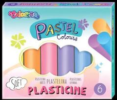 Plastilinas Colorino Pastel 6 pastelinių spalvų, DPLCLR84972PTR