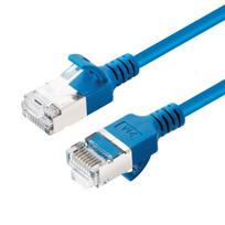 MicroConnect CAT6A U-FTP Slim, LSZH, 1.5m  Network Cable, Blue