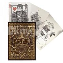 Harry Potter Hufflepuff Geltonos Theory11 žaidimo kortos