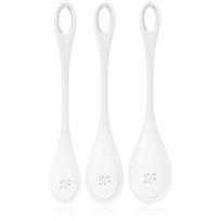 Satisfyer YONI POWER 1 TRAINING dubens dugno raumenų treniruoklis White 3 vnt.