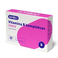 AMBIO VITAMINŲ B KOMPLEKSAS FORTE, 30 tablečių