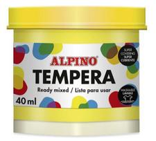 Guašas (tempera) ALPINO, geltona, 40 ml