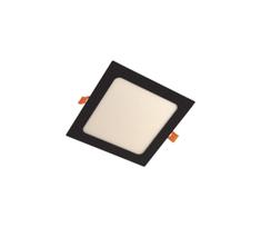 LED įleidžiamas lubinis šviestuvas GERE LED/12W/230V 4000K juoda