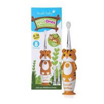 Brush Baby vaikų elektrinis dantų šepetėlis WildOne Tigras 0–10 metų.
