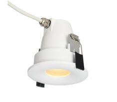 Azzardo AZ5389 - Įleidžiamas vonios šviestuvas ROMOLO 1xGU10/50W/230V IP65 balta