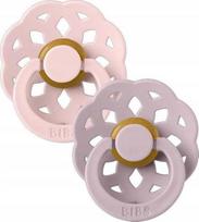 BIBS čiulptukų rinkinys 1 dydis (0 - 6 mėn.) Boheme Blossom/Dusky Lilac