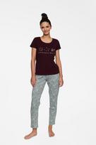 Pižama Horoscope 40115-93X L Bordo - Pilka