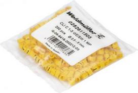 CLI C 1-3 GE/SW 1 MP Conductor and cable markers 2.5 - 5 mm, 3 x 4.2 mm, 200 psc. yellow 0252611505 | 4008190117634