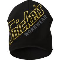 Elastinga fliso kepurė su užrašu FlexiWork SNICKERS WORKWEAR 9030, juoda