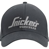 Kepuraitė su snapeliu su logotipu SNICKERS WORKWEAR 9041, pilka