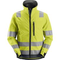 Striukė Hi-Vis AllroundWork 1230 SoftShell SNICKERS WORKWEAR, klasė 3 geltona