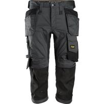 Tamprios pirato kelnės su kabančiomis kišenėmis AllroundWork SNICKERS WORKWEAR 6142, pilki