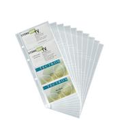 Papildomi lapai vizitinių kortelių albumui DURABLE VISIFIX, (pak. -10 vnt.)