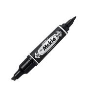 Permanentinis dvipusis žymeklis ZEBRA MCKIE BOLD, JUODA