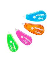 Korekcinė juostelė KORES MINI, 4,2 mm x 3 m, 2 vienetai, spalvoti korpusai
