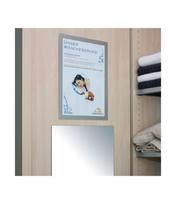 Rėmelis dokumentams DURABLE DURAFRAME® A4, 2 vnt./pak., sidabrinis