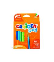 Spalvoti pieštukai mažyliams CARIOCA BABY 2+, 10 vnt.
