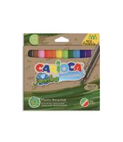 Flomasteriai CARIOCA JUMBO ECOFAMILY, 12 vnt.