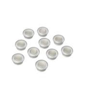Stiklinės lentos magnetai NOBO CLEAR, 10 vnt./pak., 32 mm, skaidrūs