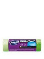 Šiukšlių maišai VORTEX, žalios sp., 35 l, 15 vnt, 13 mikr