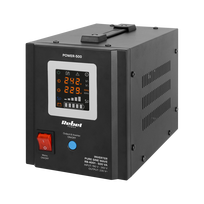 Nepertraukiamo maitinimo šaltinis Rebel POWER-500 - inverteris su gryna sinusine banga ir įkrovimo funkcija 12V 230V 500VA 300W