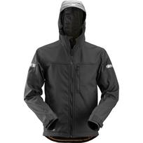 AllroundWork striukė su kapišonu Softshell SNICKERS WORKWEAR 1229, juoda
