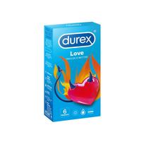 Prezervatyvai suteikiantys komfortą "Durex Love" - 6 vnt.