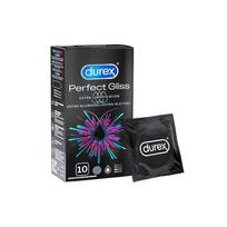 Maksimaliai lubrikuoti prezervatyvai "Durex Perfect Gliss“ - 10 vnt.