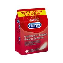 Itin ploni prezervatyvai "Durex Feeling Sensitive" - 40 vnt.