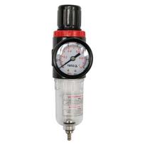 Drėgmės filtras su reguliatoriumi ir manometru 1/4''
