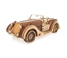 Ugears - 3D medinė mechaninė dėlionė Automobilis roadster