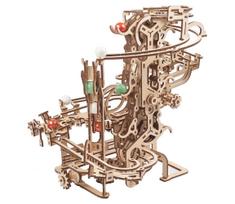 Ugears - 3D medinė mechaninė dėlionė Marmurinė bėgimo grandinė