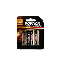 Popack AA (LR6) elementai / baterijos, 4vnt.