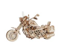 RoboTime - 3D medinė mechaninė dėlionė Motociklas cruiser