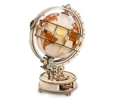 RoboTime - 3D medinė mechaninė dėlionė Švytintis gaublys