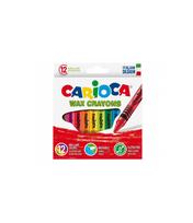 Vaškinės kreidelės CARIOCA 12 spalvų, nuplaunamos