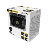 Pakraunamas žibintas ant galvos ENTAC, IP65, 10W, 1200lm, pakraunamas USB, juodos sp.
