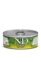 FARMINA N and D CAT  PRIME BOAR  and  APPLE 70g