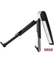 Nešiojamojo kompiuterio stovas SUN-FLEX®GRAVITY STAND, metalinis, juodos/sidabrinės spalvos
