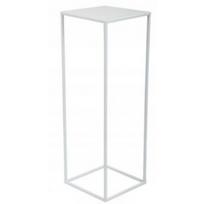 Gėlių stovas Baltos spalvos 100x23,5x23,5cm