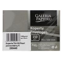Vokai PEARL, 70x100 mm, 150 g, 10 vnt., šv.sidabras