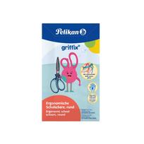 Žirklės bukais galais GRIFFIX "R", 14 cm blue