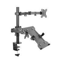 ART Holder L-24 Universal for monitor LCD/LED black 13-32''+notebook desk moutin
