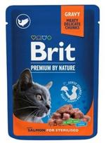BRIT Premium Cat Salmon Sterilised - drėgno kačių ėdalo - 100g