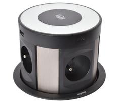 Legrand 654981 - Lizdo stulpelis stalviršiui 4x230V + 2xUSB-A + 2xUSB-C + bevielis