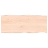 Stalviršis, 100x40x2cm, ąžuolo medienos masyvas, su gyvu kraštu