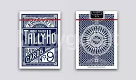 Bicycle Tally-Ho Circle kortos (Mėlynos)