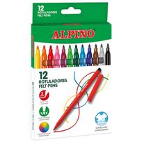 Flomasteriai ALPINO, 12 sp.