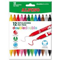 Flomasteriai ALPINO Double, 10 sp+2 sp